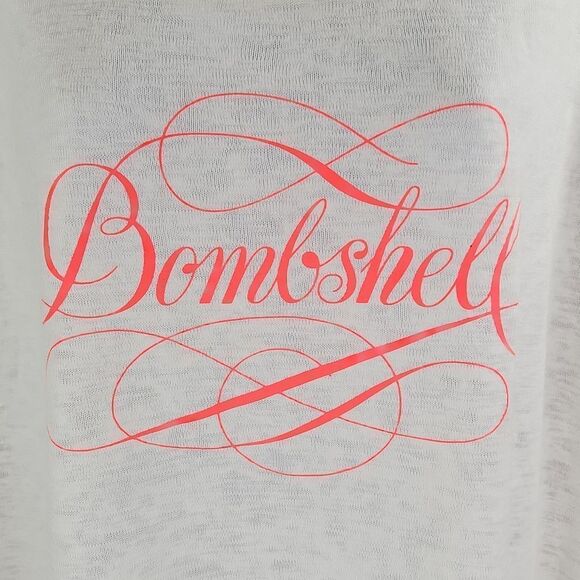 🔸️NWT Victoria's Secret Cream "Bombshell" Burnout Long Sleeve Sweater XLarge - Picture 9 of 12